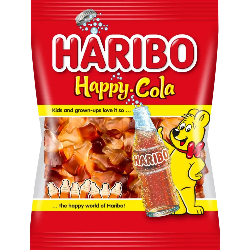 HARIBO Happy Cola Gummy Pouch - 80g