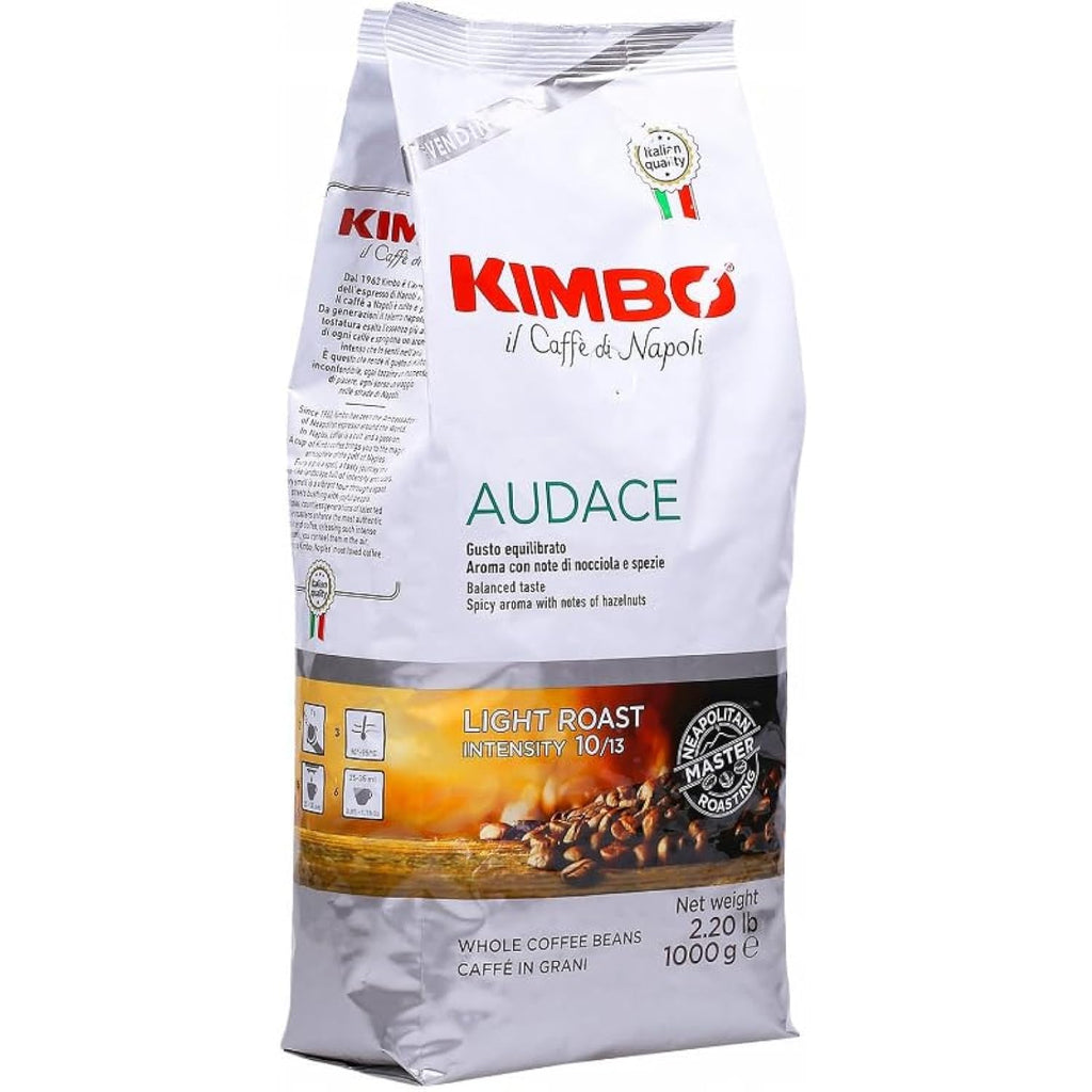 Kimbo Audace Gusto Aroma Light Roast Coffee Beans
 - 1kg