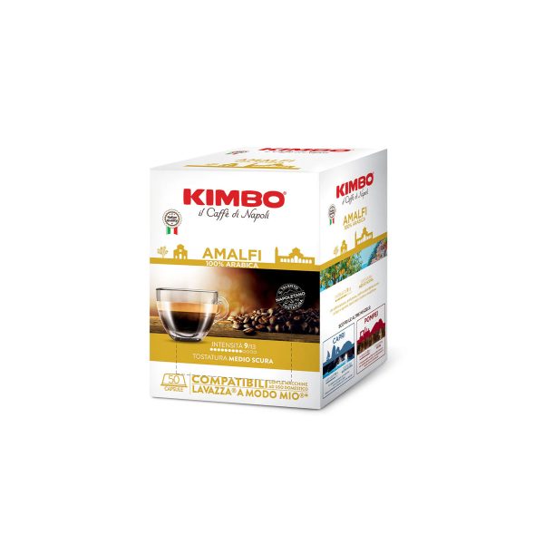 Kimbo Amalfi - Lavazza  A Modo Mio compatible (50 Capsule Pack)