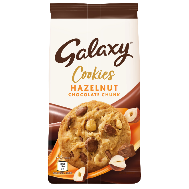 Galaxy Hazelnut Chocolate Chunk Cookies - 180g