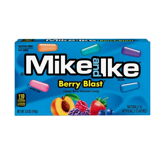 Mike and Ike Berry Blast Chewy Candy - 141g