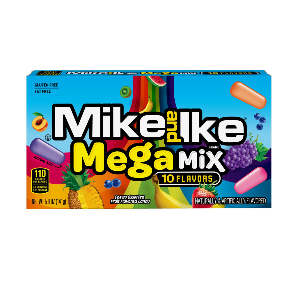 Mike and Ike Mega Mix Chewy Candy - 141g