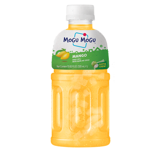 Mogu Mogu Mango Flavoured Drink with Nata de Coco  - 320ml