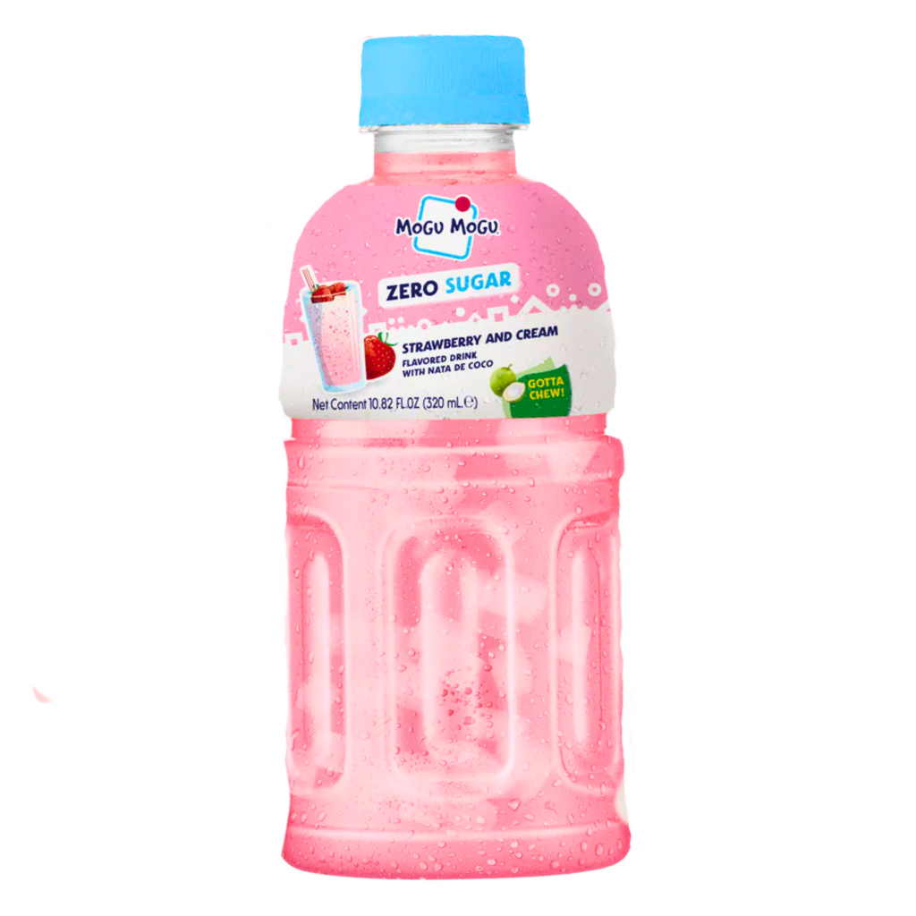 Mogu Mogu Strawberry & Cream Flavour Zero Sugar - 320ml