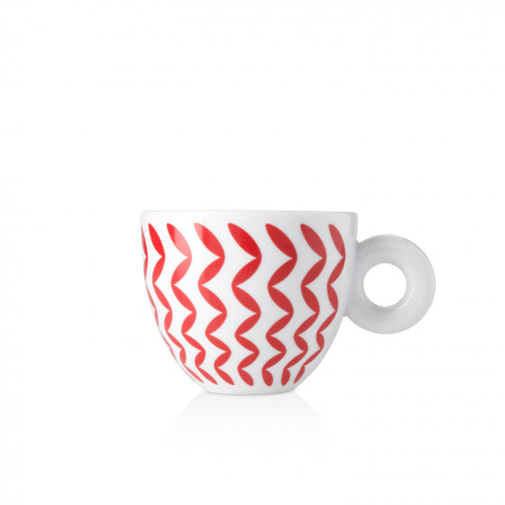 Espresso Cups illy Art Collection, "Mona Hatoum" Red- 1 Pcs
