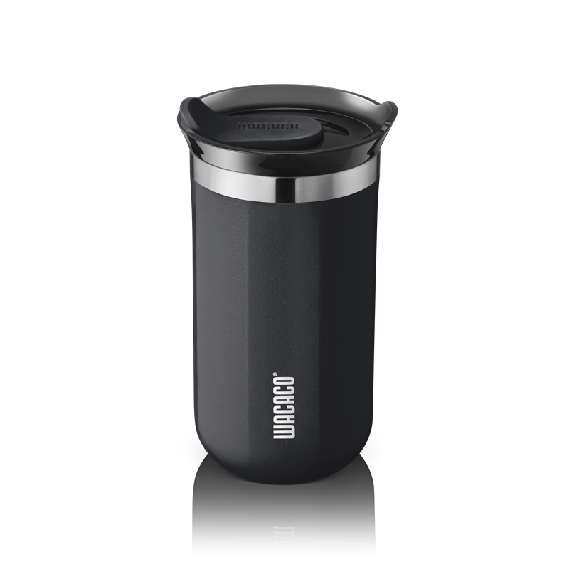 Wacaco OCTAROMA Lungo, Vacuum Insulated Mug: Onyx Black - 300ml