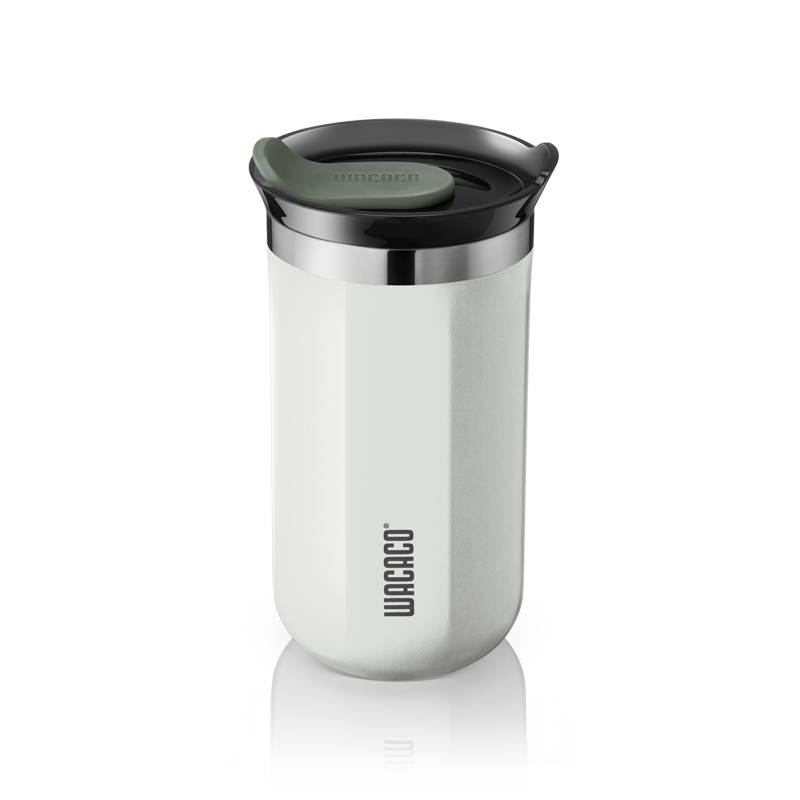 Wacaco OCTAROMA Lungo, Vacuum Insulated Mug: Ceramic White - 300ml