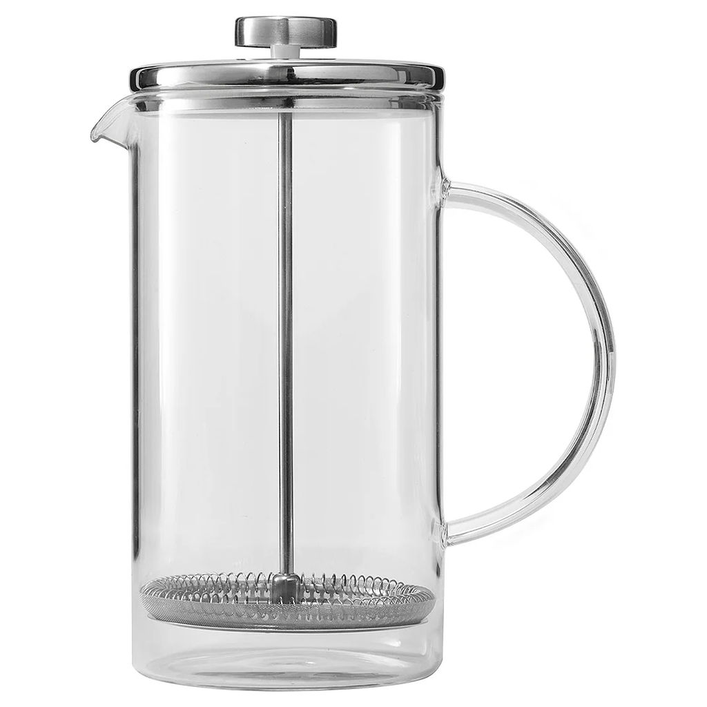 ELFP9 Stainless Steel & Glass French Press Coffee Maker - 350ml