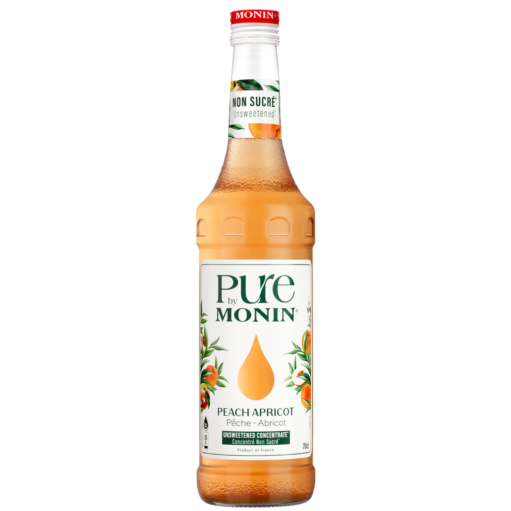 Pure by Monin Peach Apricot Unsweetened Concentrated 700 ml