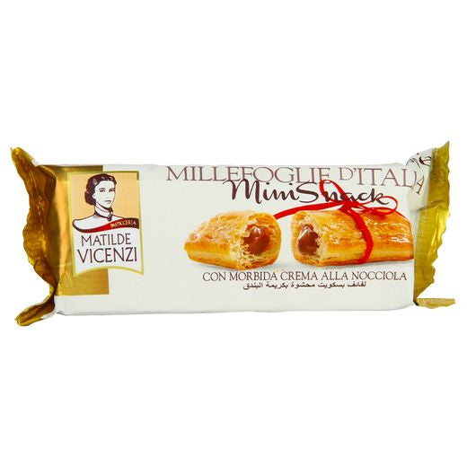 Matilde Vicenzi Puff Pastry Roll with hazelnut cream 25g