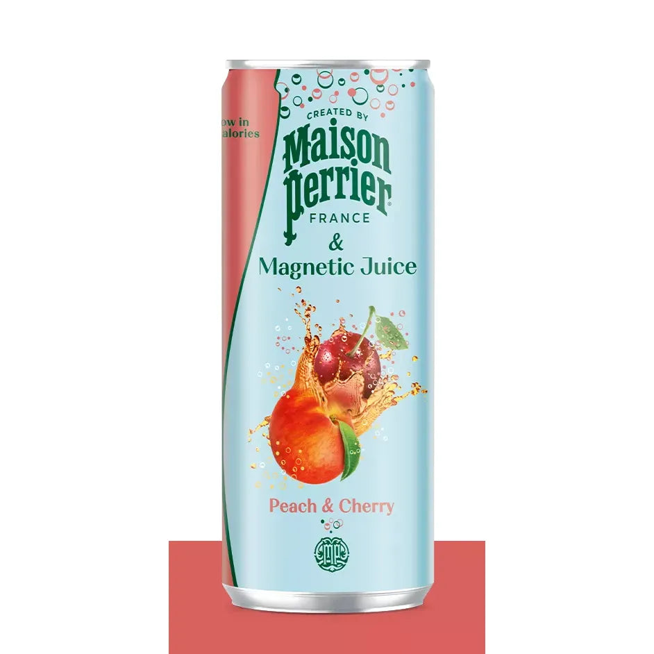 Maison Perrier & Magnetic Juice Peach & Cherry, 250ml