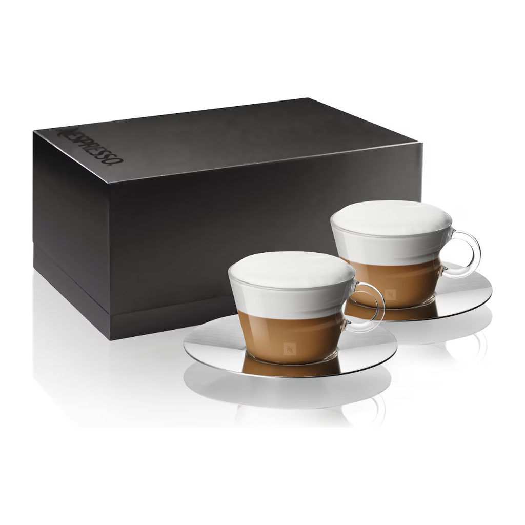 Nespresso View Cappuccino Cups & Saucers