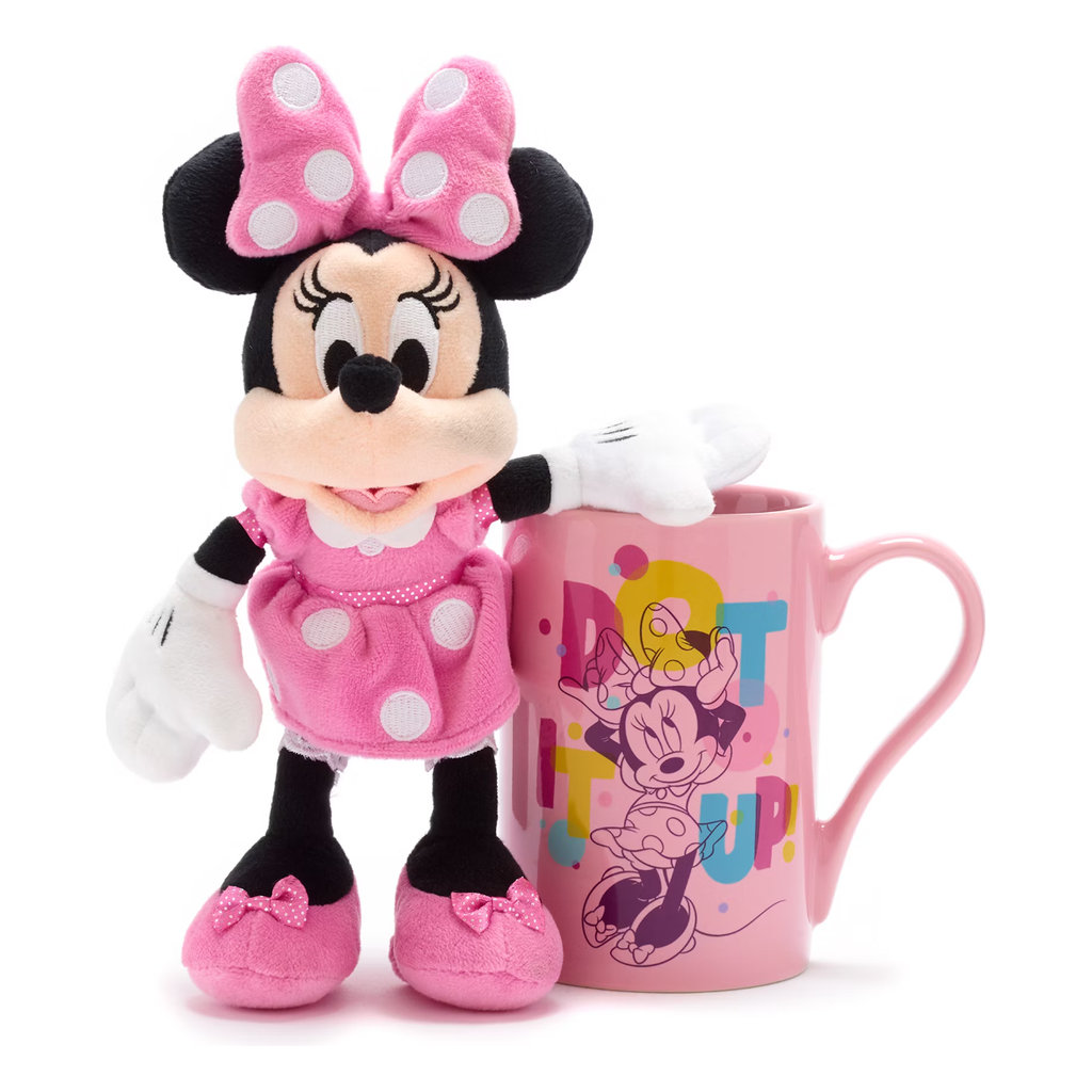 Minnie Mouse 'Dot it Up' Mug and Mini Bean Bag Bundle