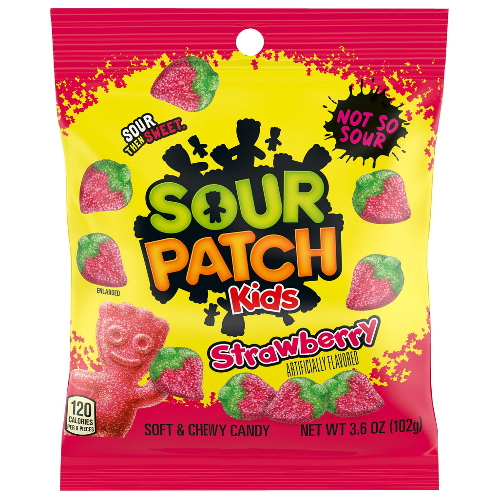 Sour Patch Kids Strawberry Soft and Chewy Candy - 102g