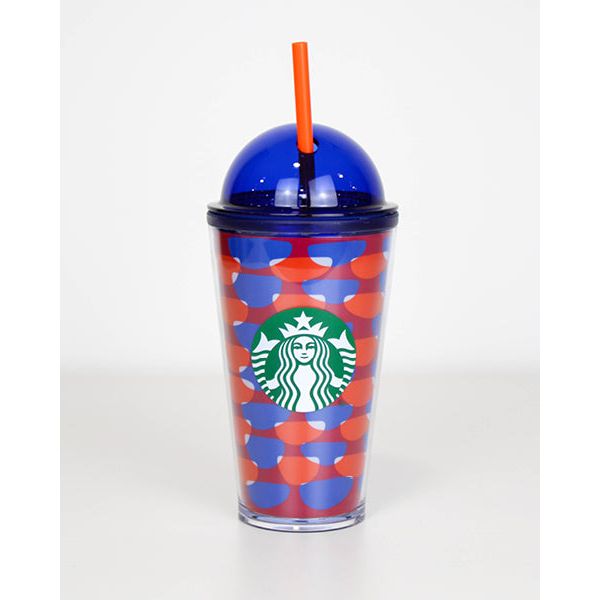 Starbucks Cold Cup Blue Dome Lid , 16oz