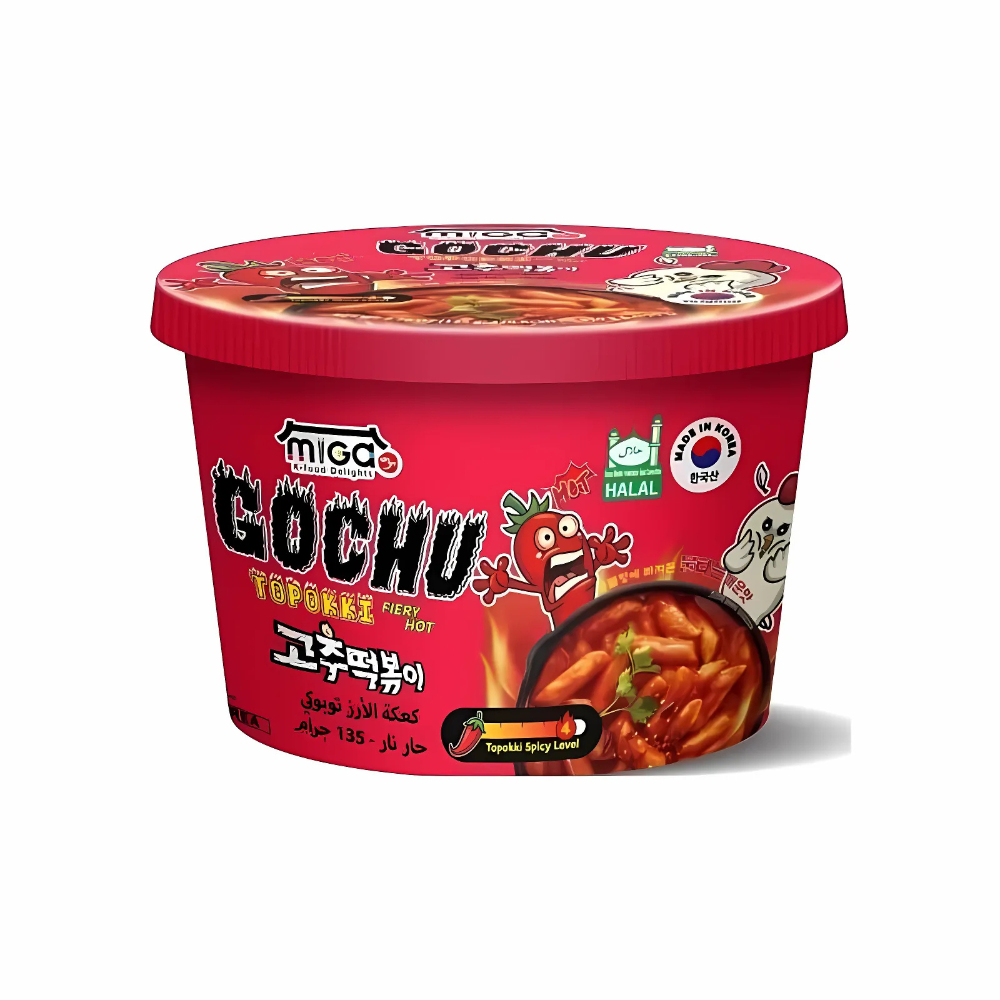 miGa Gochu Toppoki: Fiery Hot - 140g