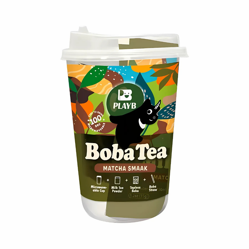 PlayB Boba Bubble Tea Matcha Flavour
