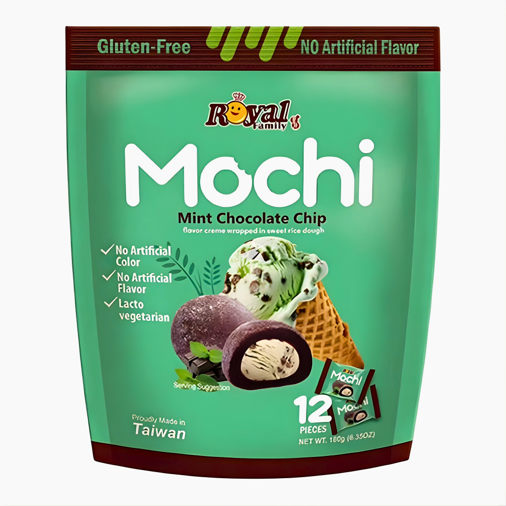 Royal Family MINT CHOCOLATE CHIP Flavour Mochi - 180g