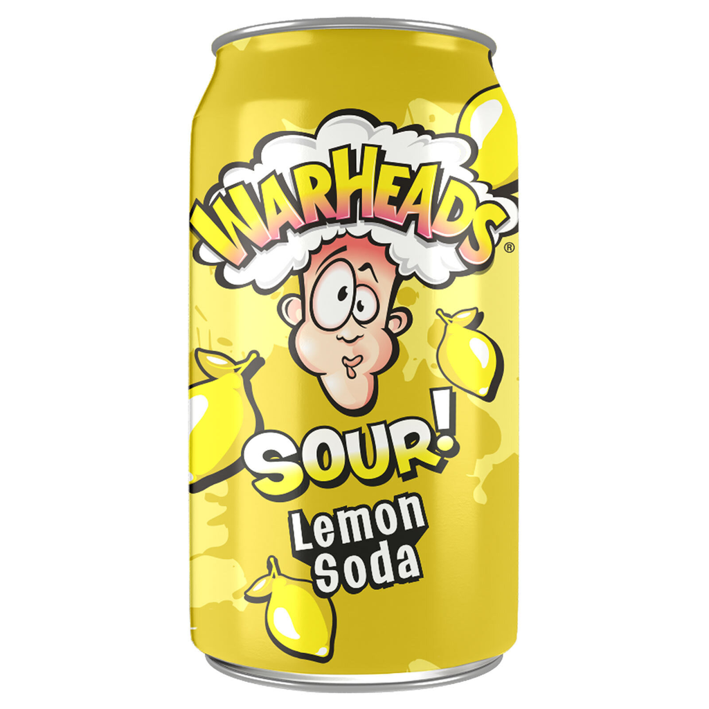 Warheads Sour Lemon Soda - 330ml