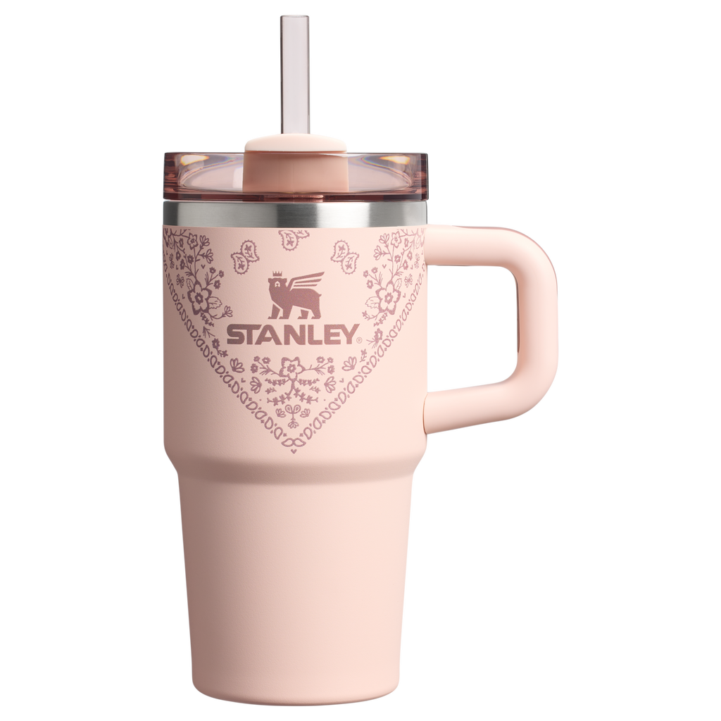 Stanley The Quencher H2.0 Flowstate Tumbler: 20 Oz with Handle - Conch Floral