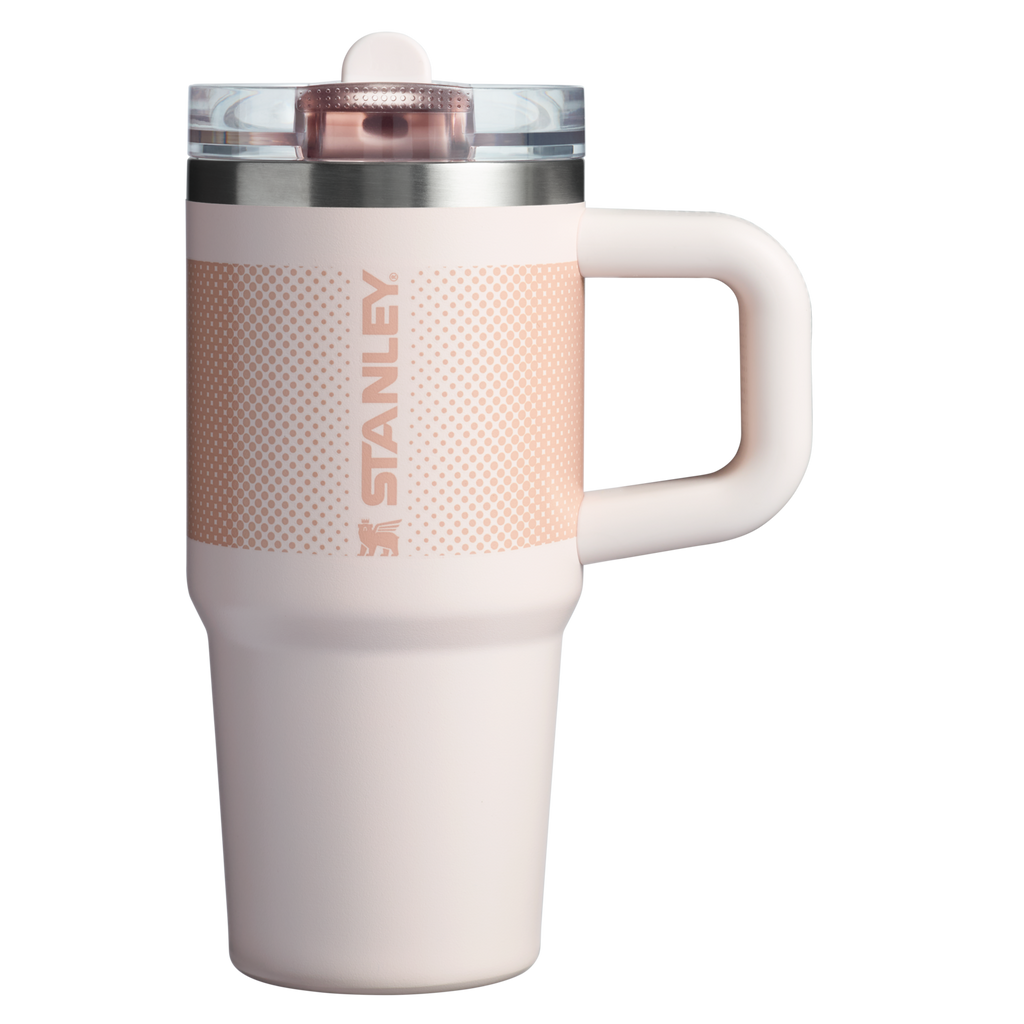Stanley Quencher ProTour Flip Straw Tumbler: 14 oz - Rose Quartz Fade