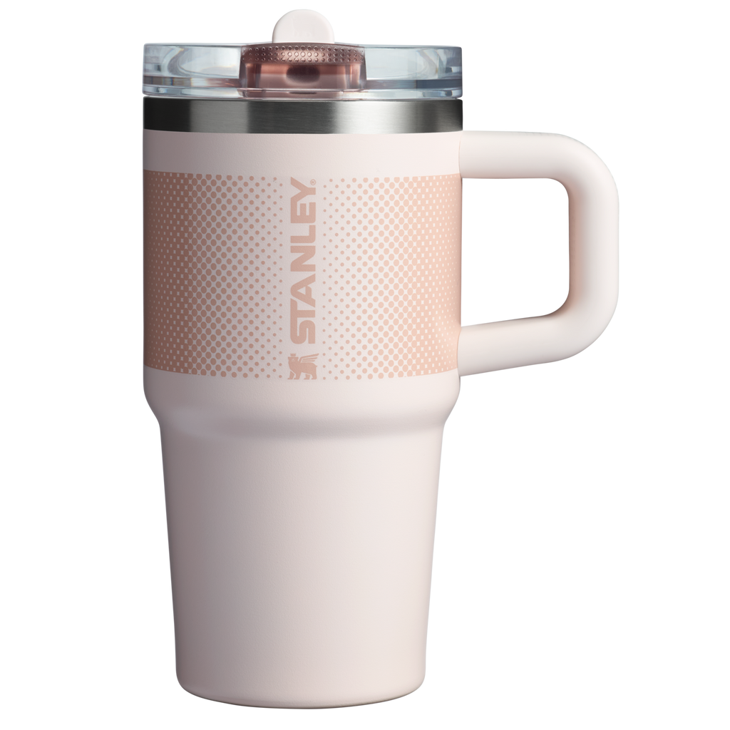 Stanley Quencher ProTour Flip Straw Tumbler: 20 oz - Rose Quartz Fade