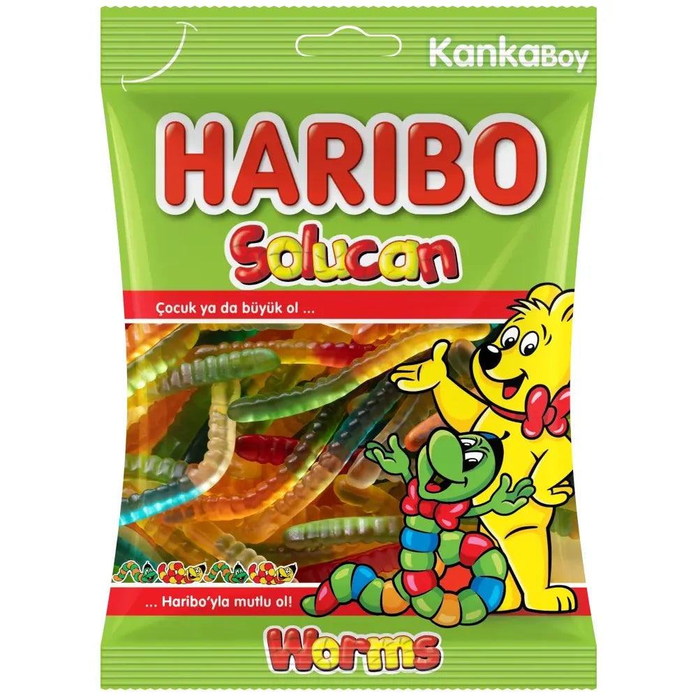 HARIBO Solucan Gummy  Pouch - 80g