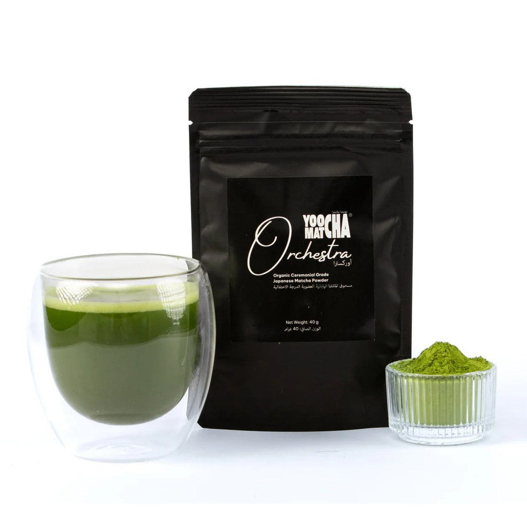 YOOCHA MATCHA Orchestra Ceremonial Grade Organic Japanese Matcha Powder - 40g