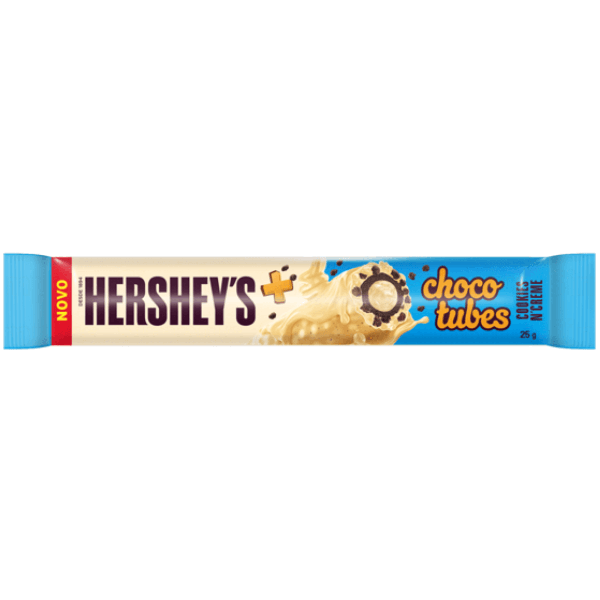 Hershey's Cookies Creme Choco Tubes - 25g
