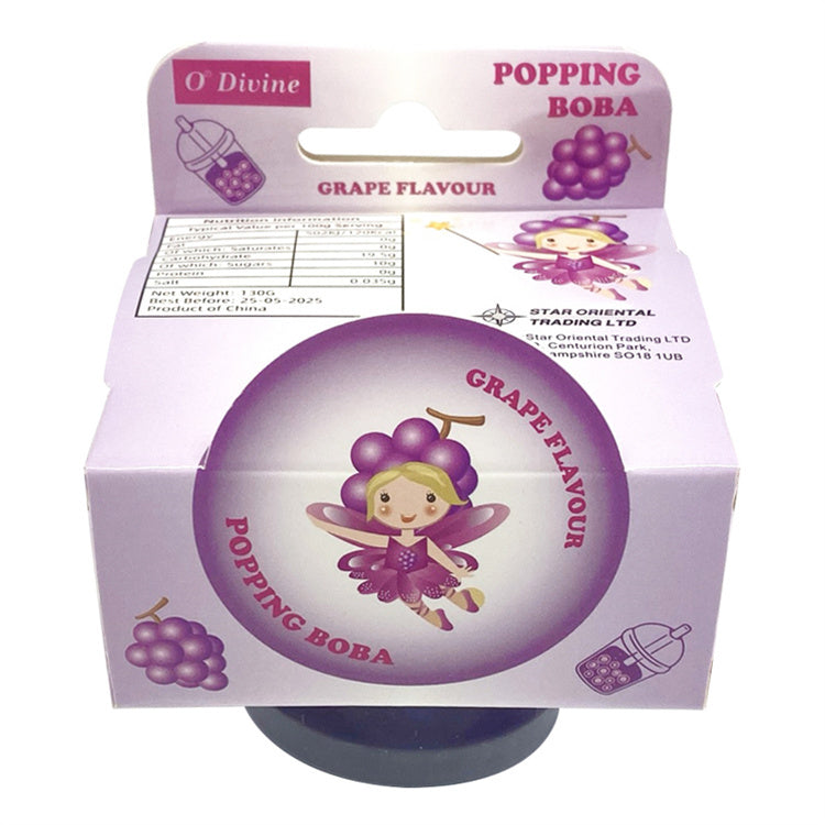 O'Divine Popping Boba – Grape 130g