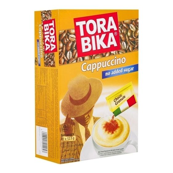 ToraBika Instant Cappuccino, sugar free - 10 mugs