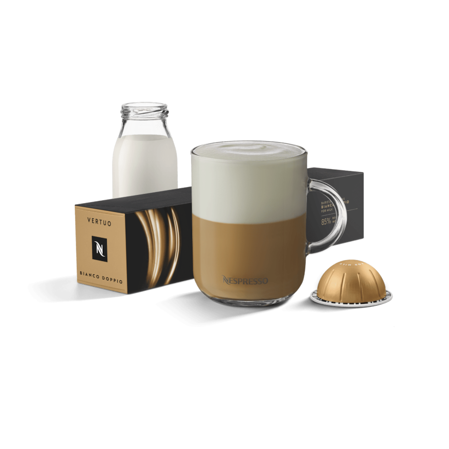 Nespresso Vertuo Barista Creations Bianco Doppio- (10 Capsule Pack)