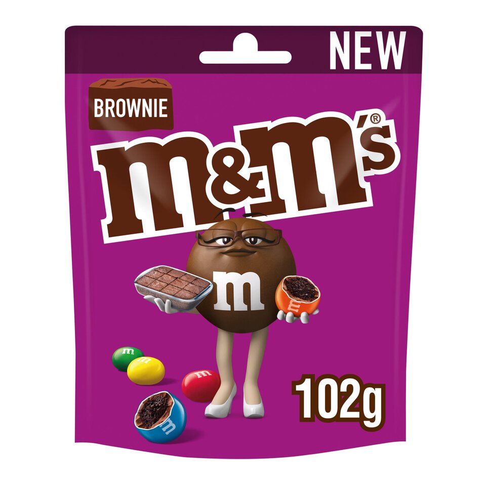 M&M's Brownie Bites Milk Chocolate Pouch Bag- 102g