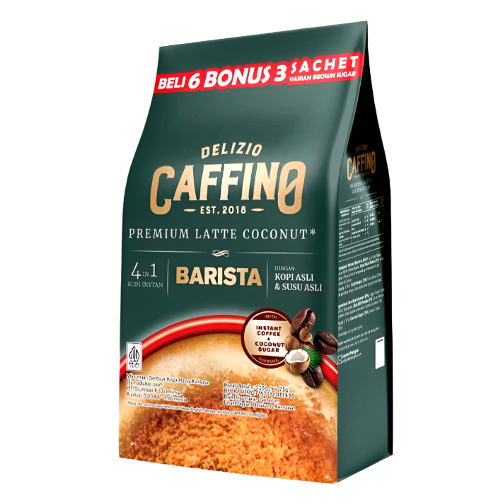 Caffino Barista - Premium Latte Coconut Pouch 25gx7