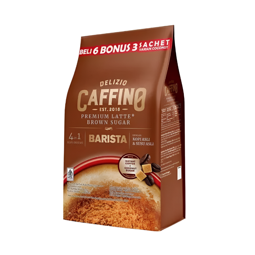 Caffino Barista - Premium Latte Brown SugarPouch 25gx7