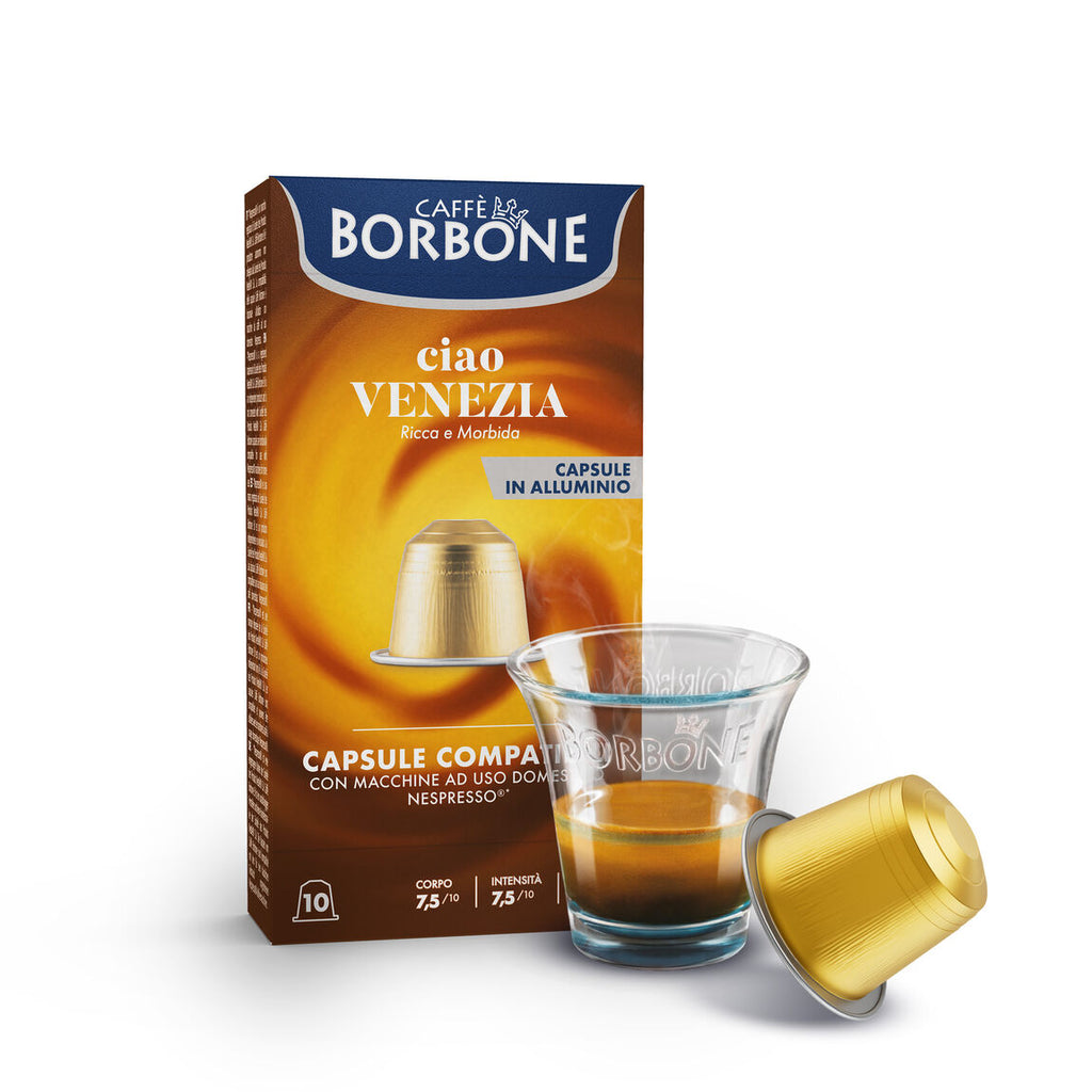 Caffe BORBONE ciao Venezia Nespresso Compatible (10 Capsule Pack)