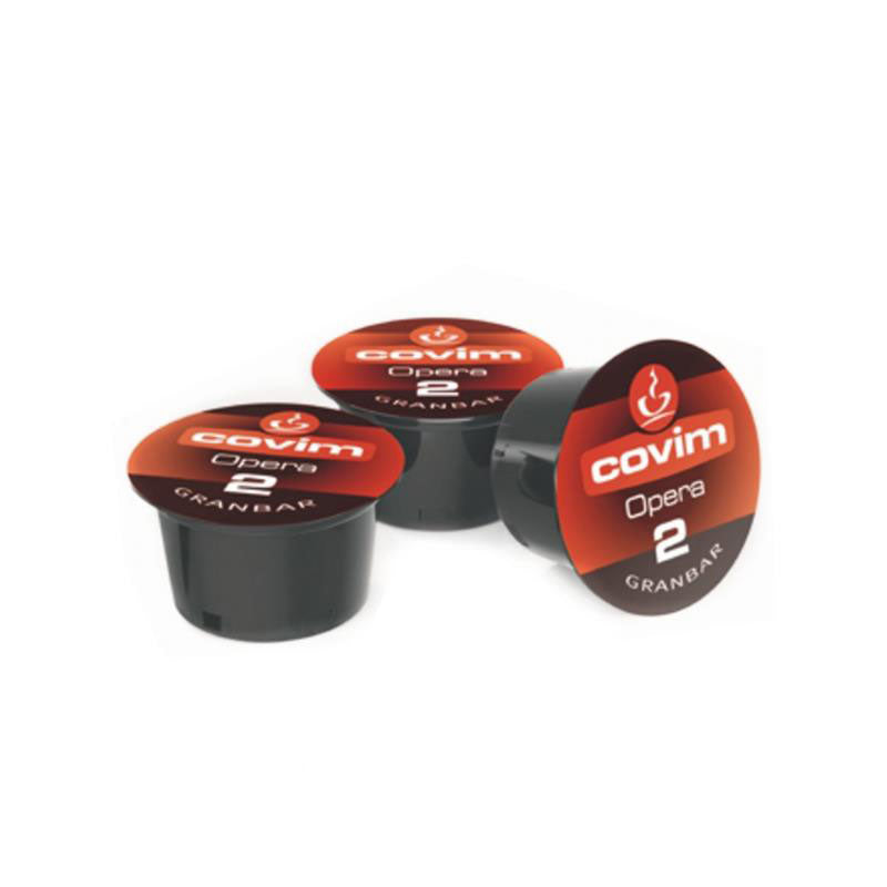 COVIM OPERA BiDose 2 Coffee Capsules - Lavazza Blue Compatible  (100 Capsule Pack)