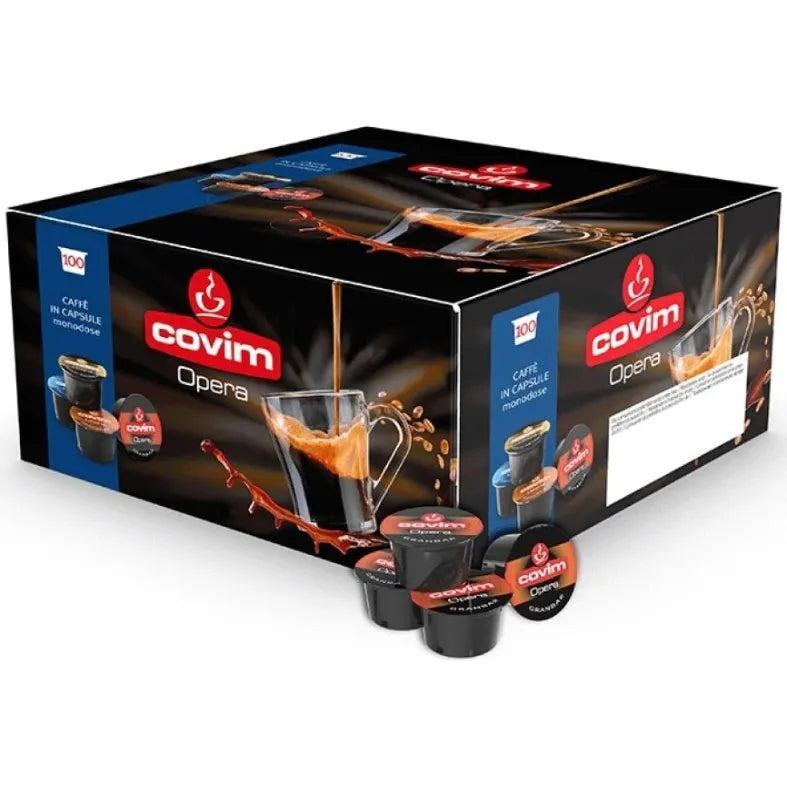 COVIM Opera Granbar Coffee Capsules - Lavazza Blue Compatible - 100 Capsule Pack