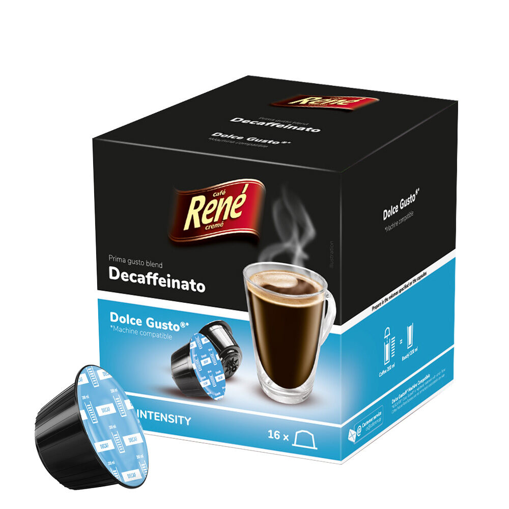 Cafe René Grande - Dolce Gusto Compatible - 16 Capsules