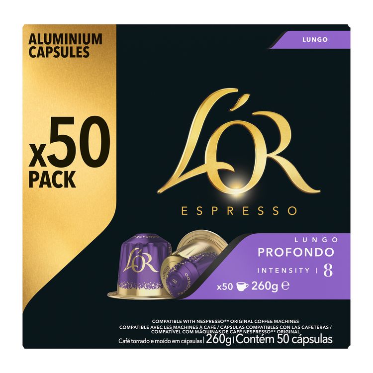 L'OR  Profondo - Nespresso Compatible (50 Capsule Pack)