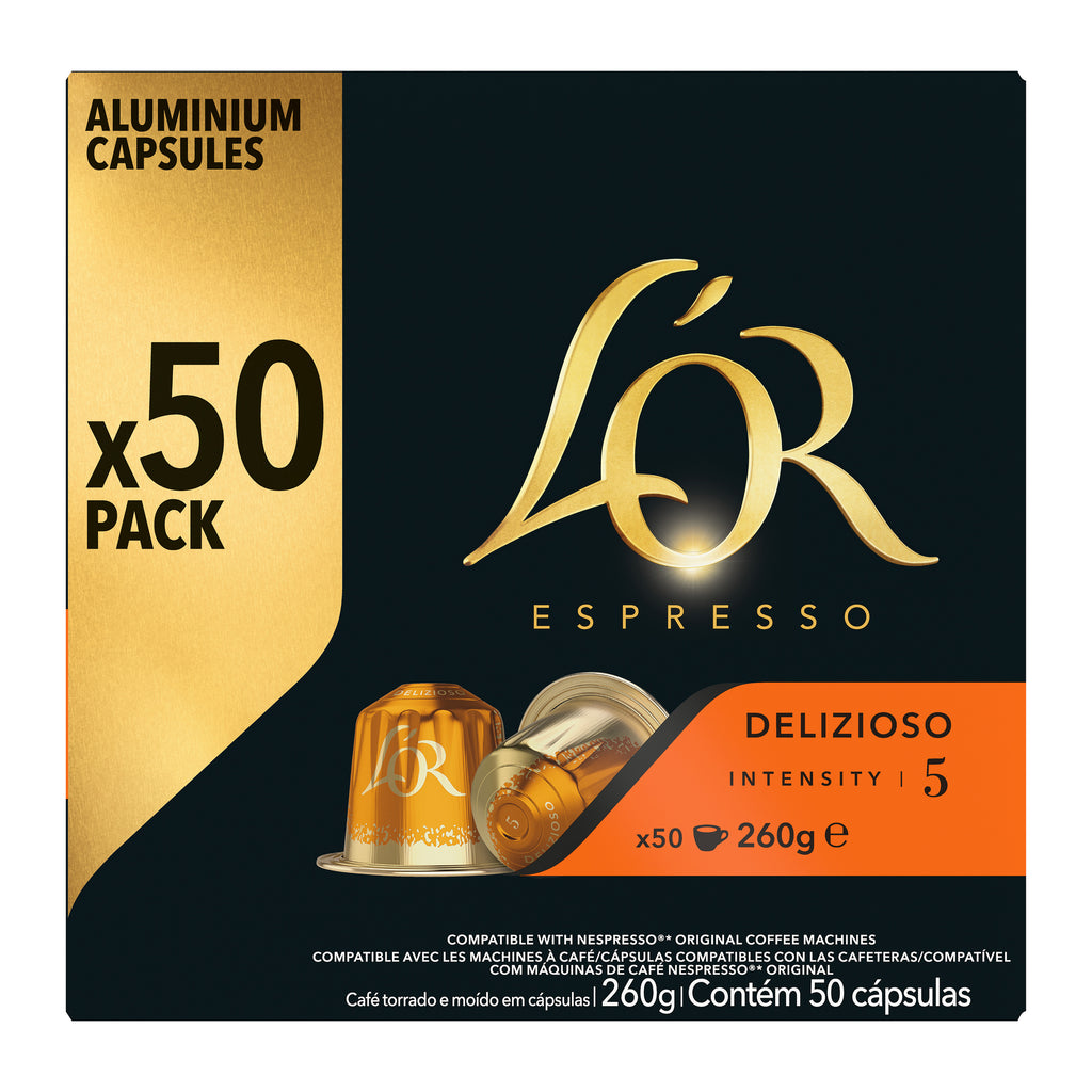 L'OR  Delizioso - Nespresso Compatible (50 Capsule Pack)