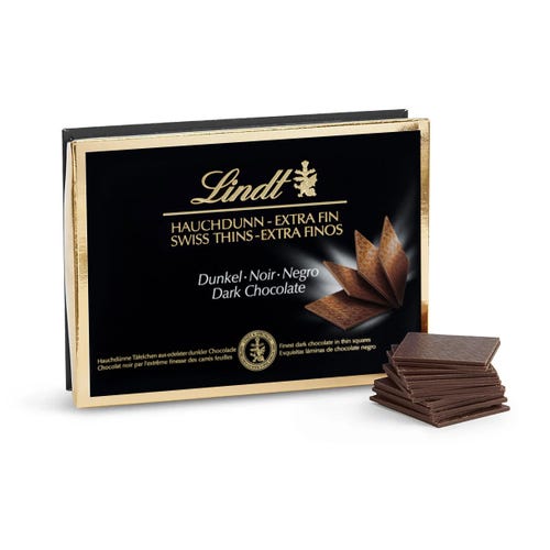 Lindt Dark Chocolate Swiss Thins - 125g