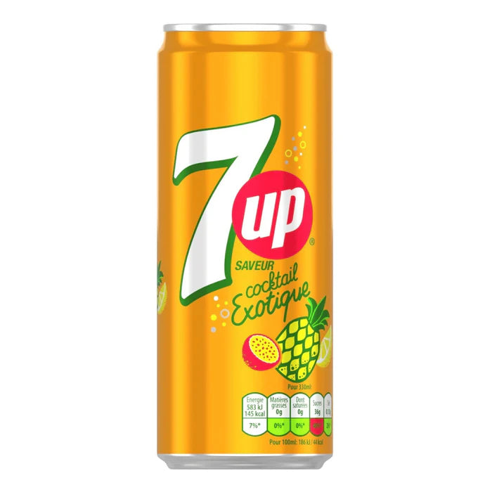 7UP Cocktail Exotique Soda - 330ml
