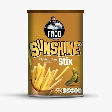 Dr. Food Sunshine Stix Pickled Lime Chips - 45g