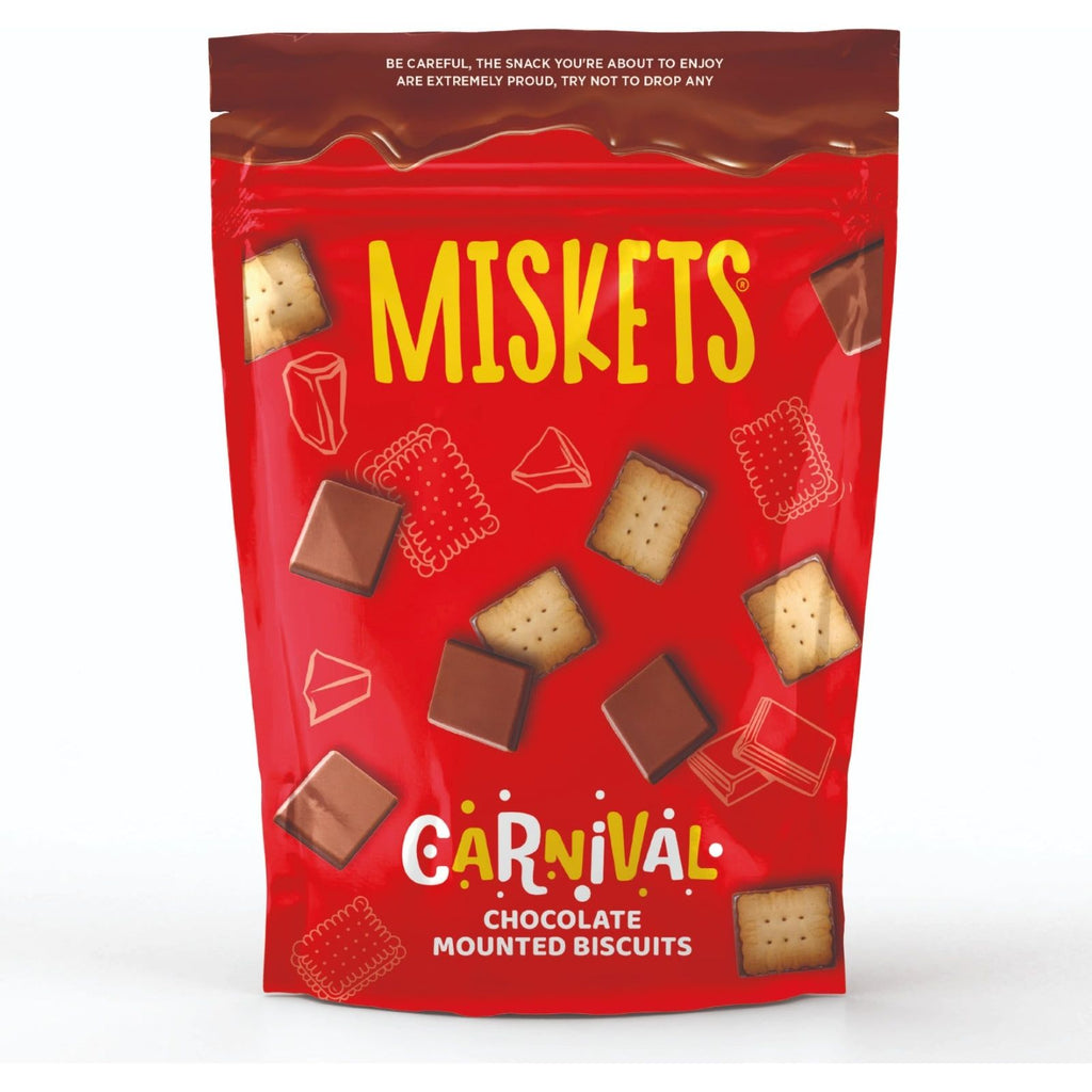 Miskets Carnival Chocolate Mouneted Biscuits 100G