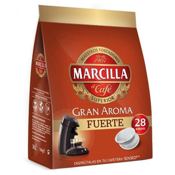 Senseo Marcilla Fuerte Coffee Pads (28 Drinks)