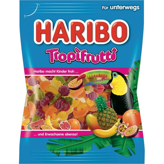 HARIBO Tropifrutti Gummy Pouch - 80g