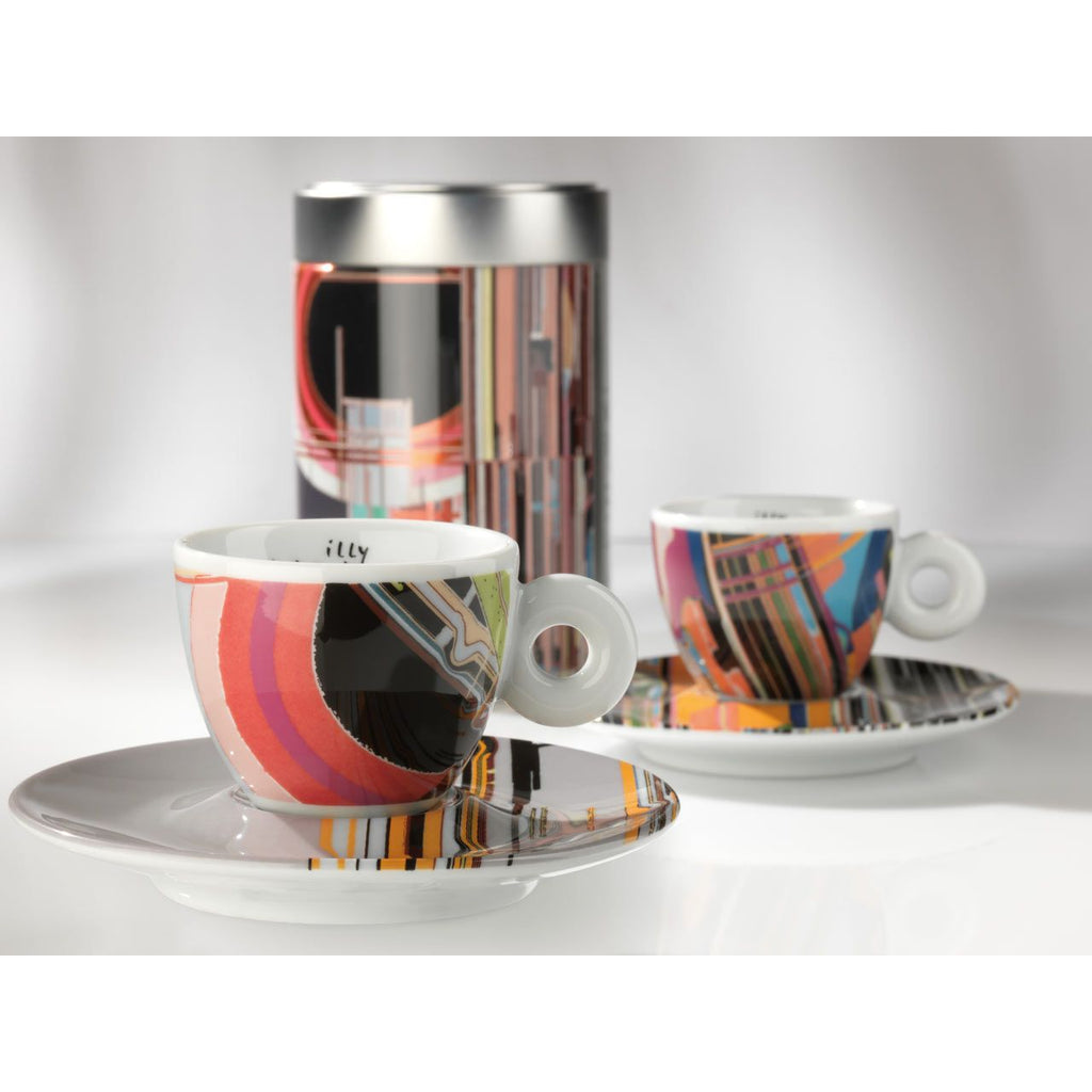 Cappucino Cups Liu Wei illy Art Collection 1 Pcs with Saucer