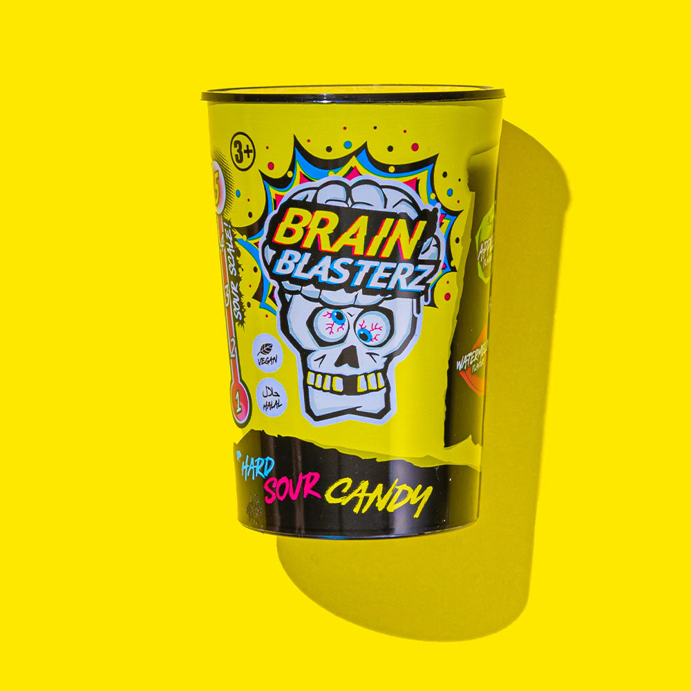 Brain Blasterz Super Sour Original Hard Candy Tub - 48g