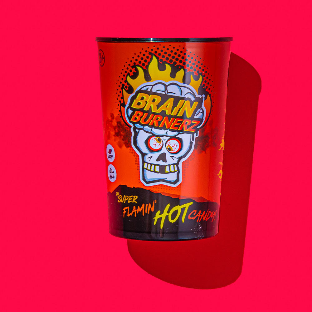 Brain Blasterz Brain Burnerz Hot & Sour Hard Candy Tub - 48g